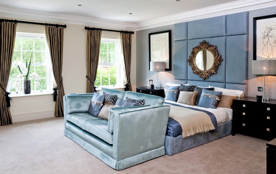 Bedroom at Dene House in Sunningdale.