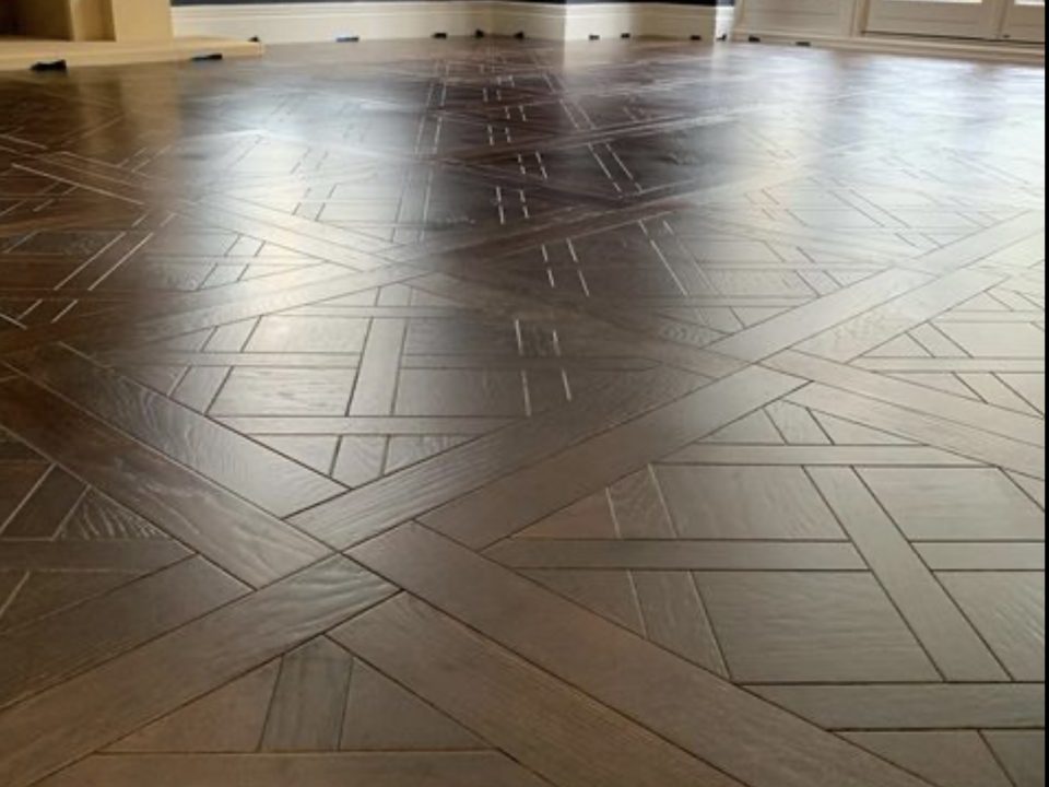 Versailles oak wood parquet flooring